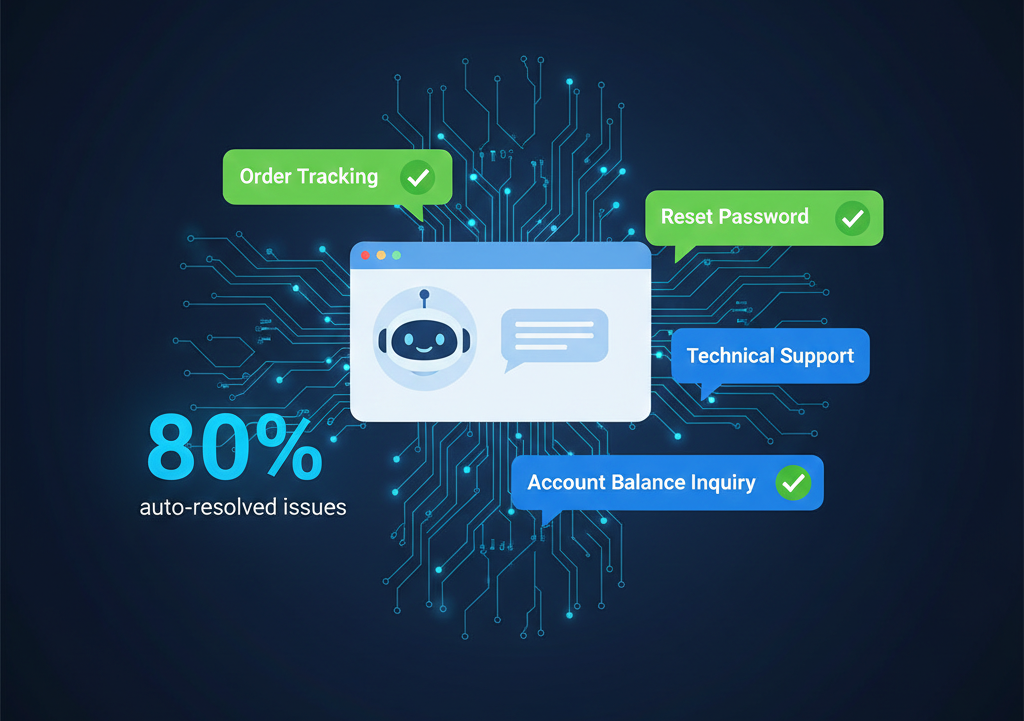 How AI Chatbots Handle 80% of Customer Queries (Real Examples)